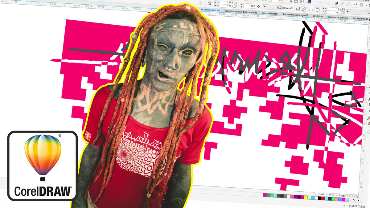 Corel Draw Masterclass — online tattoo workshop by Lily Lu