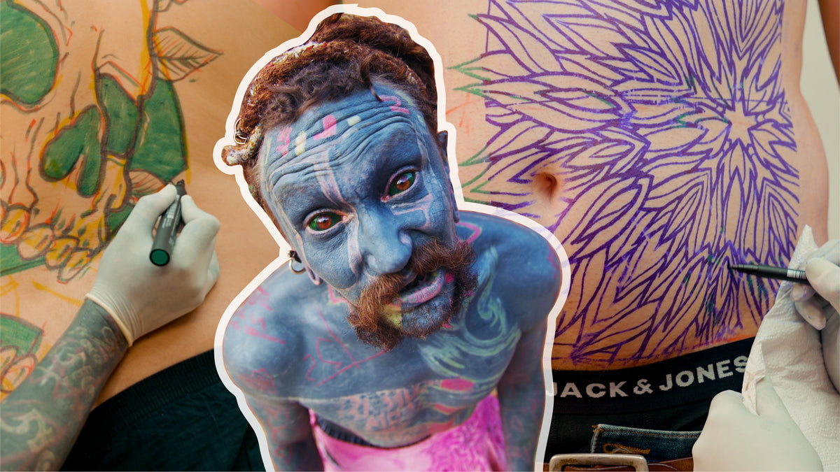 Freehand Big Tattoo Stencils Course — online tattoo workshop by Lily Lu
