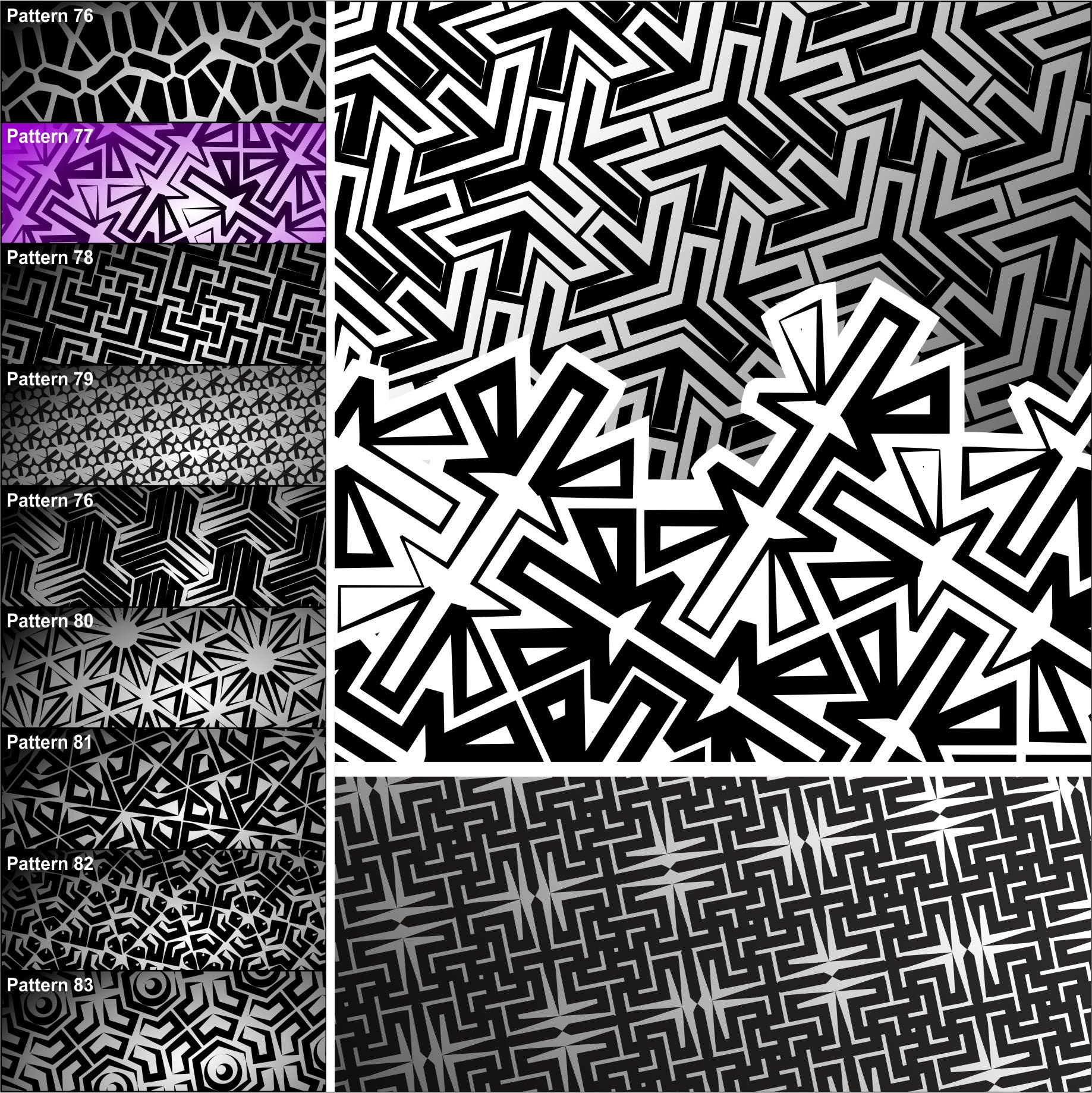 Abstract Patterns for Procreate