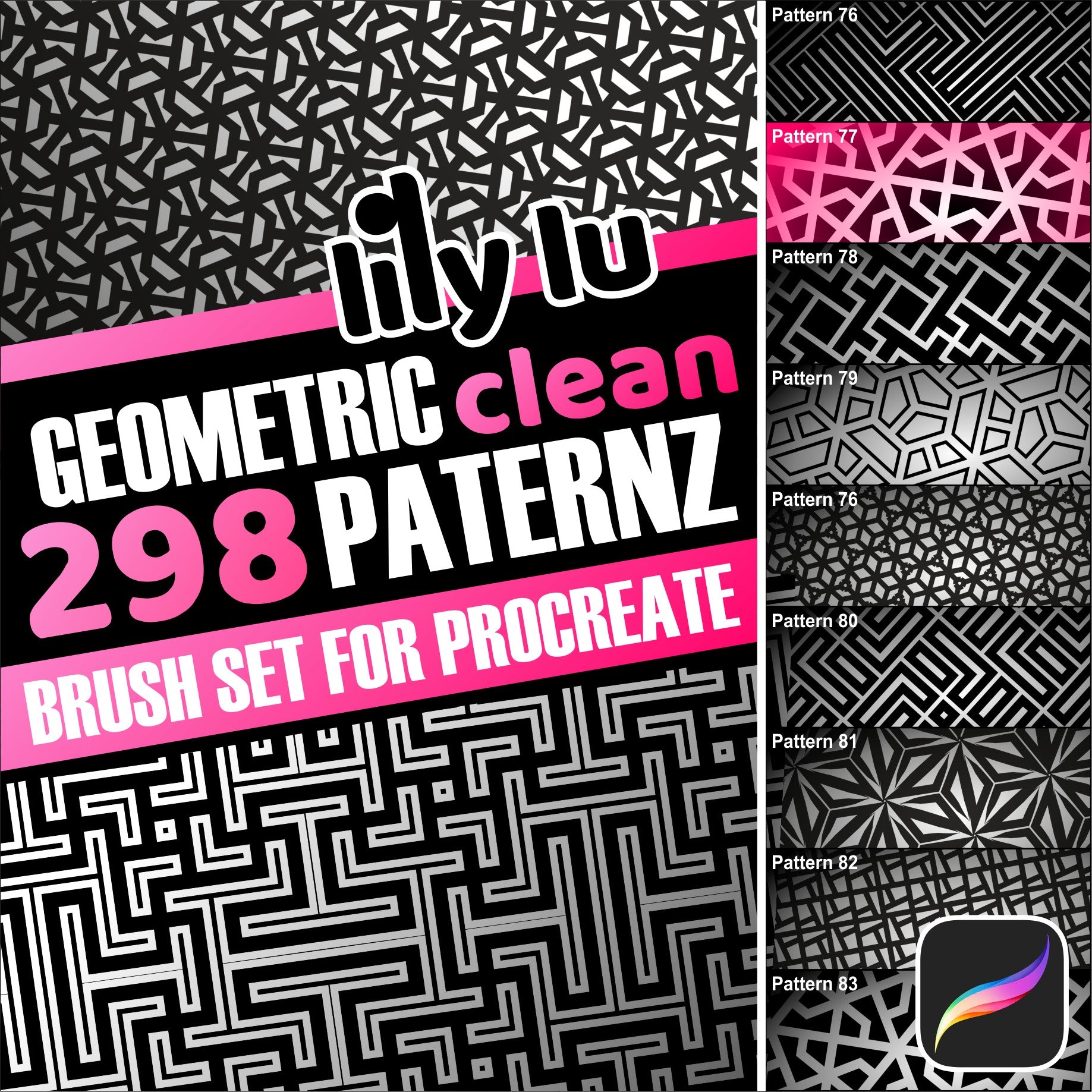 Geometric Patterns for Procreate