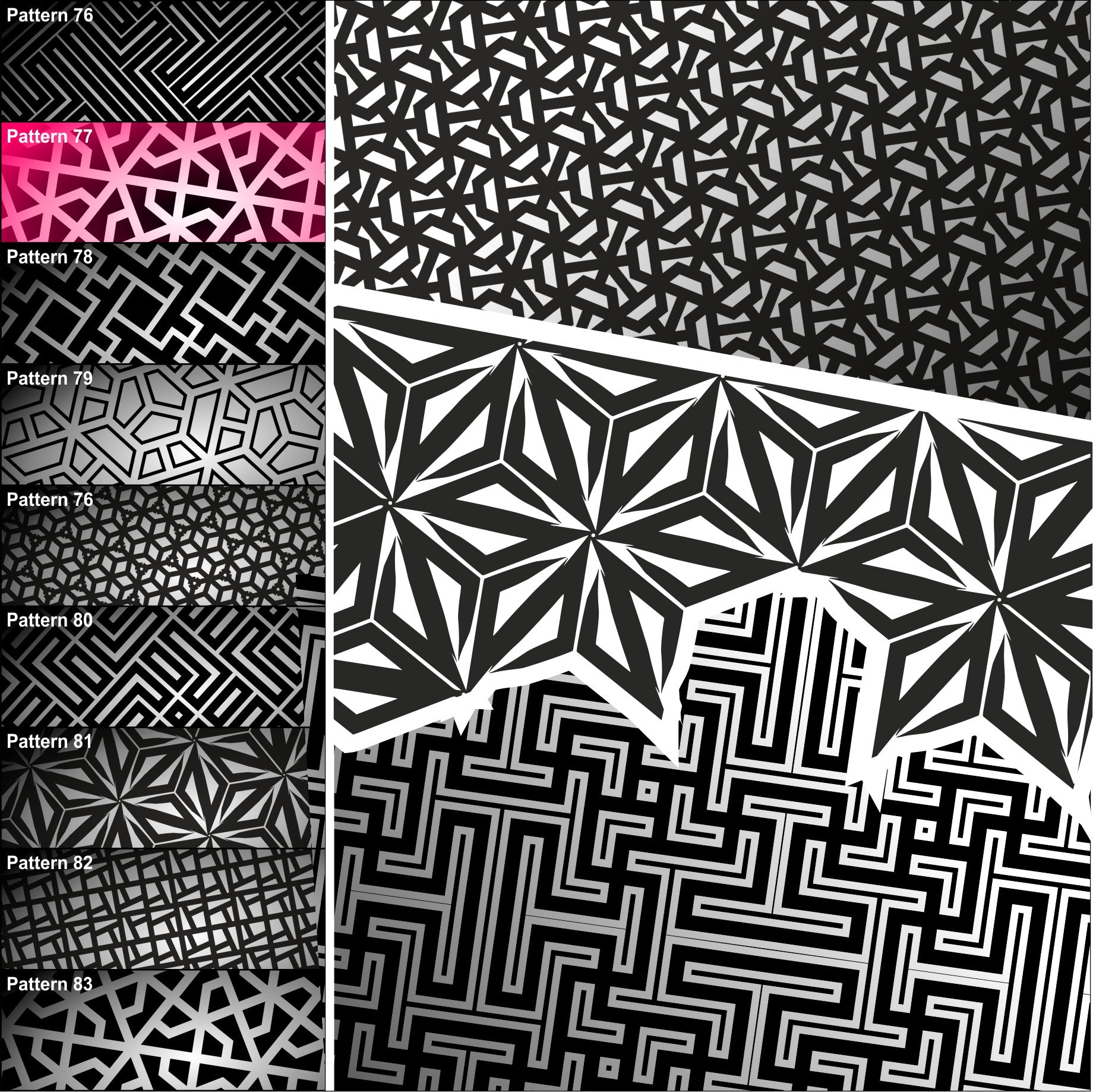 Geometric Patterns for Procreate