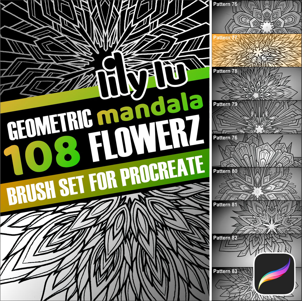 Mandala Flowers for Procreate