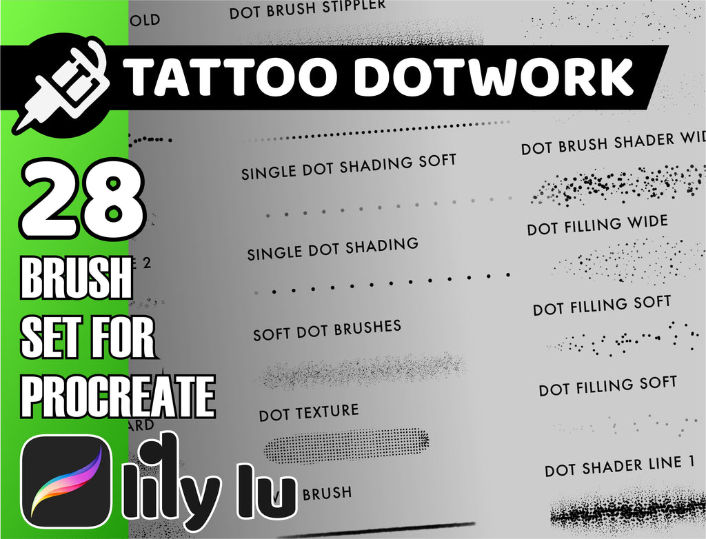 Tattoo Dotwork for Procreate
