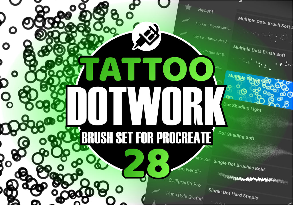 Tattoo Dotwork for Procreate