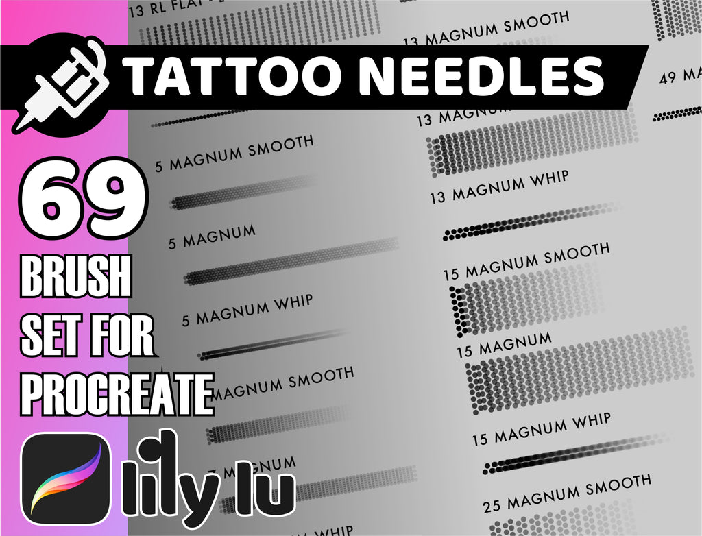Tattoo Needles for Procreate