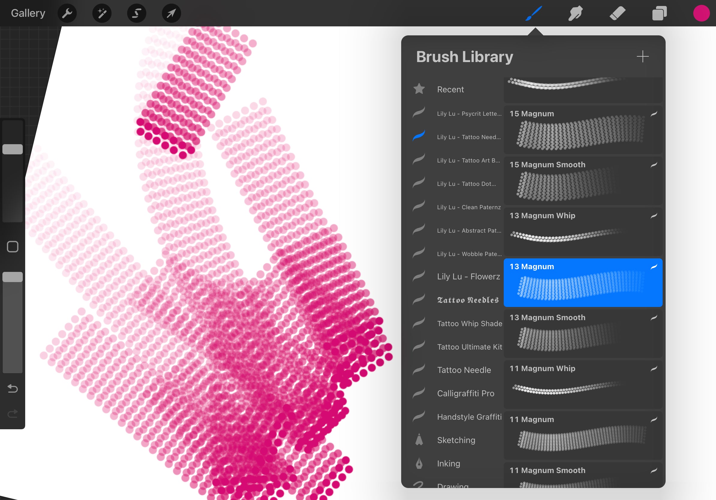 Tattoo Studio Brushes for Procreate
