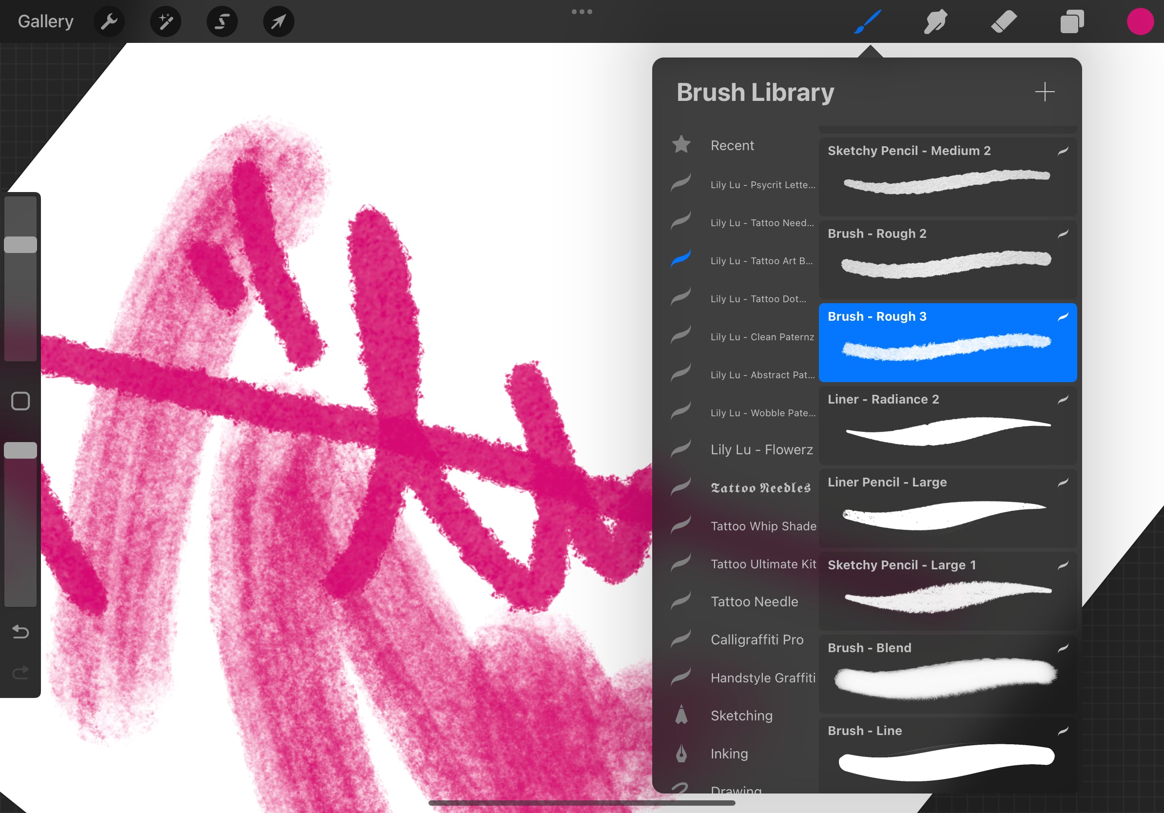 Tattoo Studio Brushes for Procreate