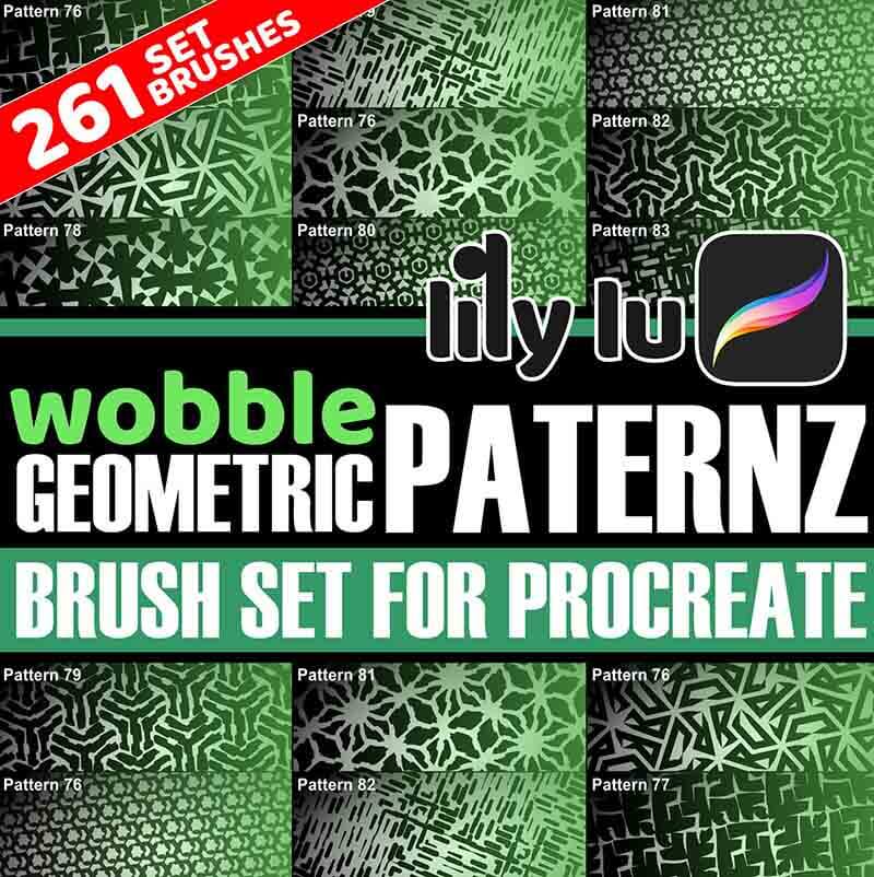 Wobble Geometric Pattern tattooprocreate25